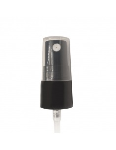 Pompe spray à Parfum en plastique Noir Transparent 2
