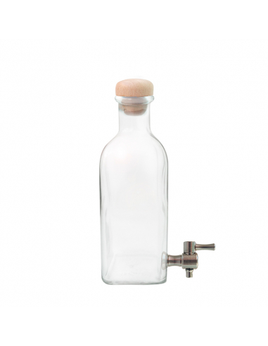 Glass flask with dispenser for perfume 500ml