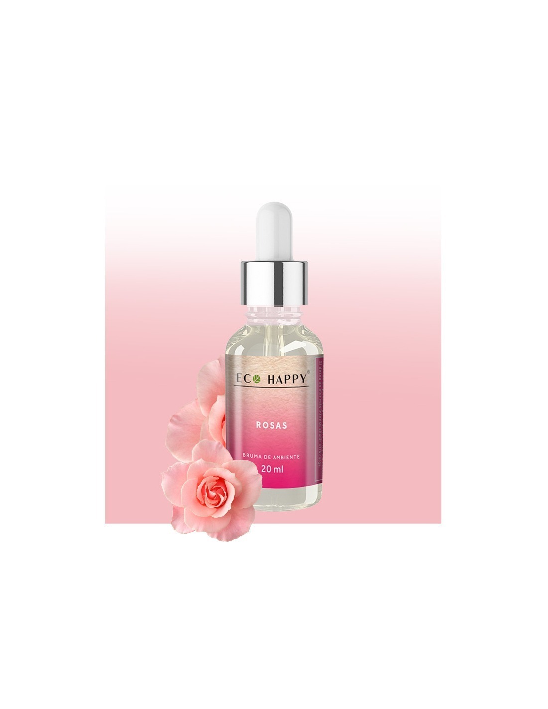 Flacon de parfum vide à l'huile essentielle en verre rose 5/10 ml