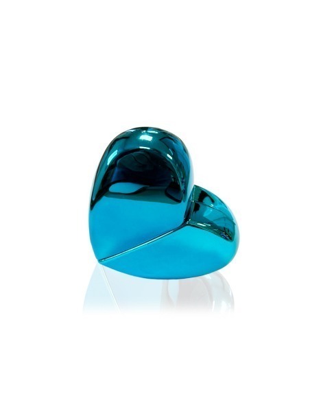 Herzförmige mit Duft Parfümflakon - Blau