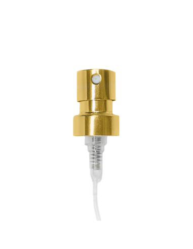Golden shine pump for perfume to crimp WITHOUT necklace - FEA 15