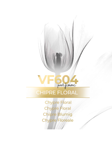 VismarEssence VF604 to perfumy z rodziny Chypre Floral dla kobiet.