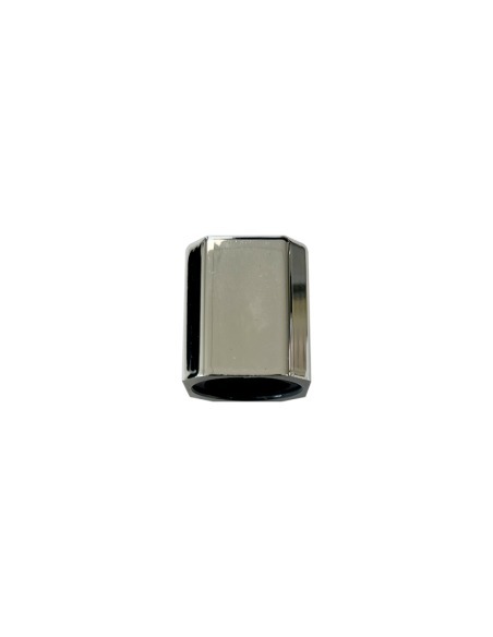 Tampa hexagonal para frascos agrafar - Prata