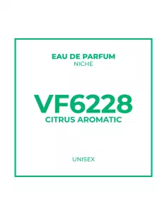 Perfume a granel Nicho Unisex VF6228 de la familia olfativa Cítrico Aromático
