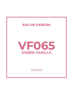 Perfume a granel para Mujer VF065 de la familia olfativa Ámbar Vainilla